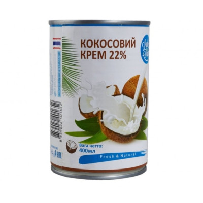 Крем кокос 22% тм "Luck Siam" 0,4л
