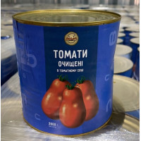 Томати очищені консервовані цілі (пелаті) Del Gusto 2600 г