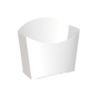 Коробка для картоплі фрі біла 235 г/м², 100×100×50 мм Коробка для картоплі фрі біла 235 г/м², 100×100×50 мм