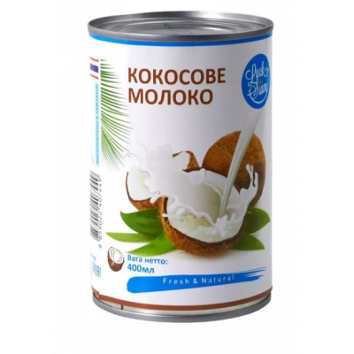 Молоко кокосове 17%  ТМ "Luck Siam" 0,4 л