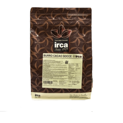 Какао-масло 100% "IRCA" дропси 2 кг